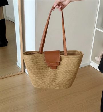 Titteboo - Candice Woven Shoulder Bag - Naturel