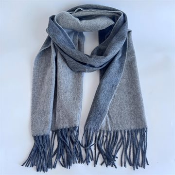 Titteboo - Hellen Wool Double-Sided Color Scarf - Grey