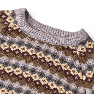 Wheat - Knit Pullover Mimi Jacquard - Multi Lavender