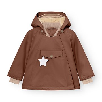 Mini A Ture MATWANG fleece lined winter jacket. GRS - Rootbeer brown