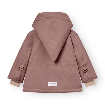 Mini A Ture MATWANG fleece lined winter jacket. GRS - Light plum