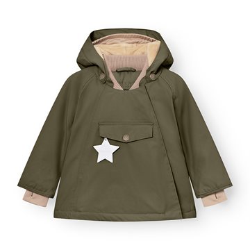 Mini A Ture MATWANG fleece lined winter jacket. GRS - Olive night