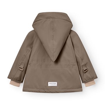 Mini A Ture MATWANG fleece lined winter jacket. GRS - Morel grey