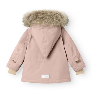 Mini A Ture MATWANG fleece lined winter jacket fur. GRS - Adobe rose