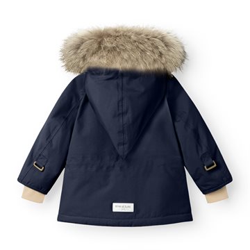 Mini A Ture MATWANG fleece lined winter jacket fur. GRS - Outer space