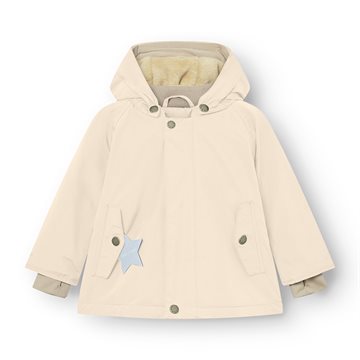 Mini A Ture MATWALLY fleece lined winter jacket. GRS - Angora cream