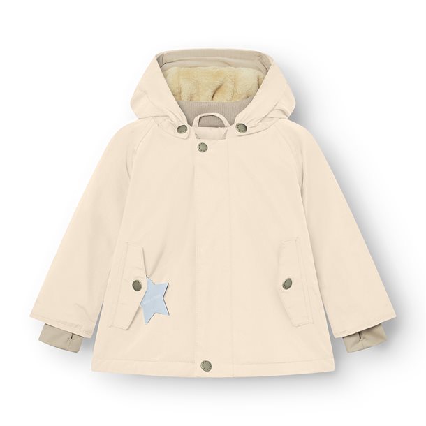 Mini A Ture MATWALLY fleece lined winter jacket. GRS - Angora cream