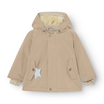 Mini A Ture MATWALLY fleece lined winter jacket. GRS - Savannah tan 