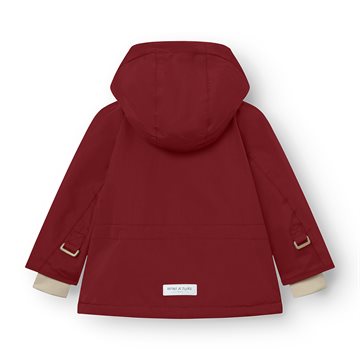 Mini A Ture MATWALLY fleece lined winter jacket. GRS - Red merlot