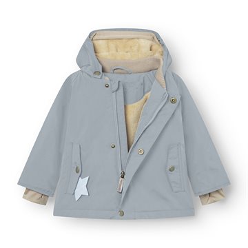 Mini A Ture MATWALLY fleece lined winter jacket. GRS - Citadel blue