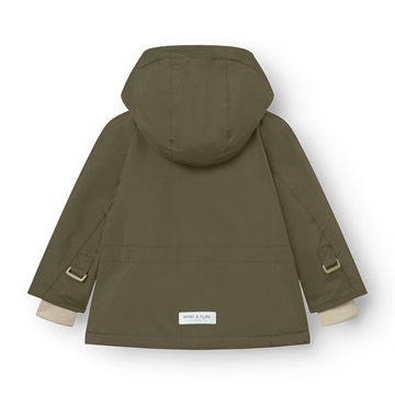 Mini A Ture MATWALLY fleece lined winter jacket. GRS - Olive night