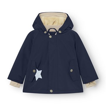 Mini A Ture MATWALLY fleece lined winter jacket. GRS - Outer space