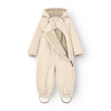 Mini A Ture MATWISTI fleece lined snowsuit. GRS - Angora cream