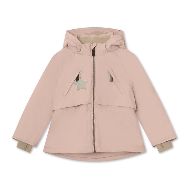 Mini A Ture MATALGEANA fleece lined winter jacket. GRS - Adobe rose