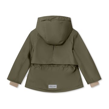 Mini A Ture MATALGEANA fleece lined winter jacket. GRS - Olive night