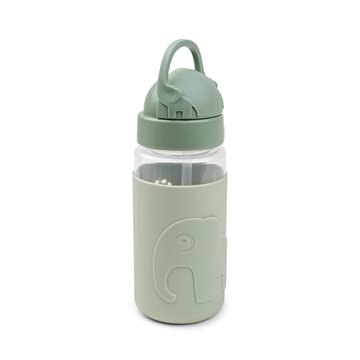 Done by Deer - easy-grip straw bottle - elphee - green