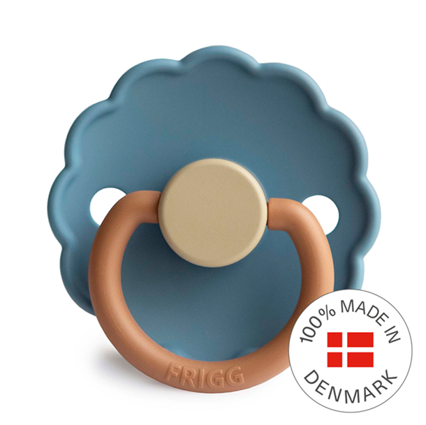 FRIGG Daisy - Round Silicone Pacifier - Breeze