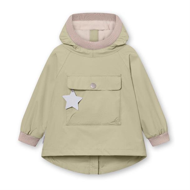 Mini A Ture MATBABYVITO FLEECEFORET FORÅRS ANORAK. GRS - Elm green