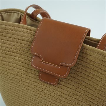 Titteboo - Candice Woven Shoulder Bag - Naturel