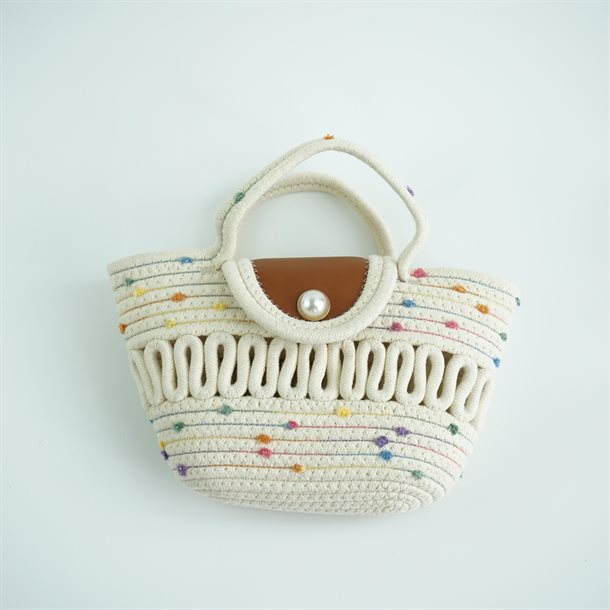 Titteboo - Abby Woven Handbag - Cream