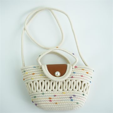 Titteboo - Abby Woven Handbag - Cream