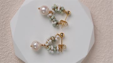 Mine spring - Oceania - Hydrangea Earrings