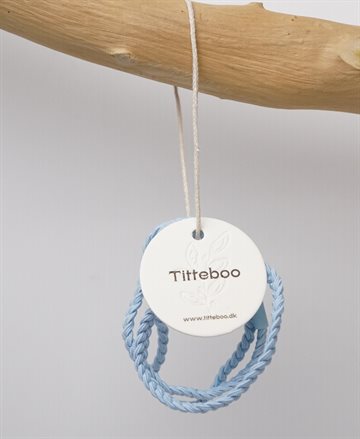 Titteboo - 3pak Weave Elastic - Sky Blue