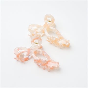 Titteboo - Ribbon Hair Claw - Pale Daffodil