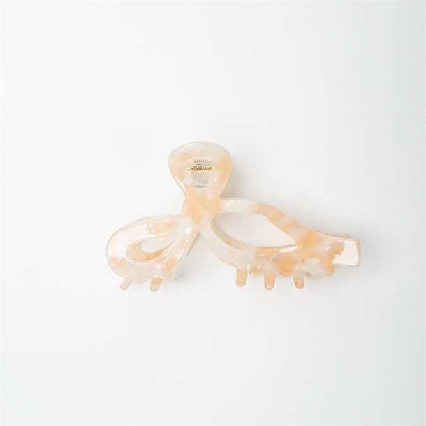 Titteboo - Ribbon Hair Claw - Pale Daffodil