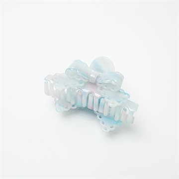 Titteboo - Hollow Bow Hair Claw - Powder Blue