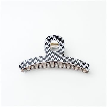 Titteboo - Houndstooth Hair Claw - Black