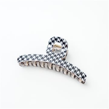 Titteboo - Houndstooth Hair Claw - Black