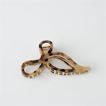 Titteboo - Ribbon Metal Hair Claw - Tortoise