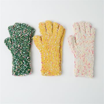 Titteboo - Tikaboo Colorful Ball Warm Gloves - Off White