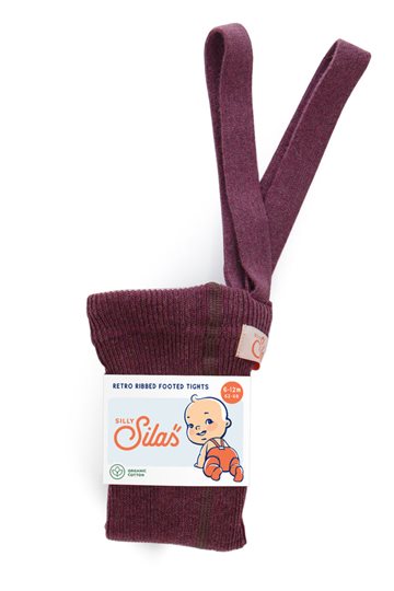 Silly Silas strømpebuks - footed tights-Fig Blend