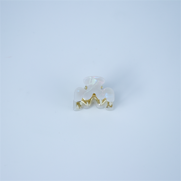 Titteboo - M Mini Hair Claw - Pearl White