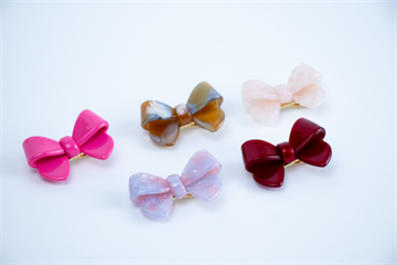 Titteboo - Bow Hair Clip - Blue Tortoise