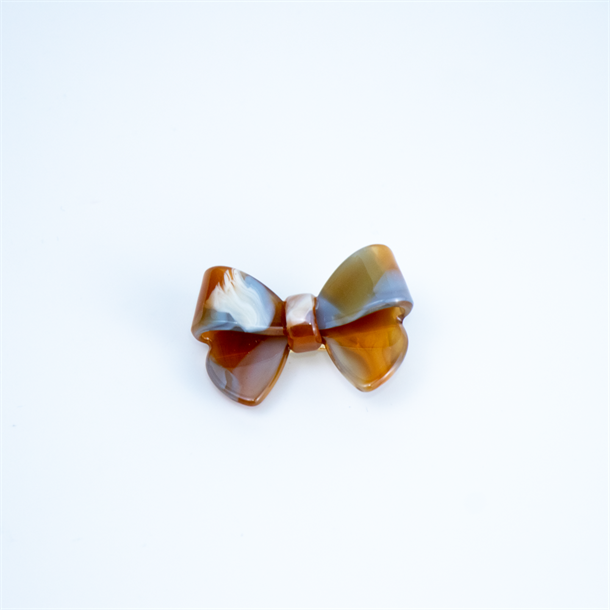 Titteboo - Bow Hair Clip - Blue Tortoise