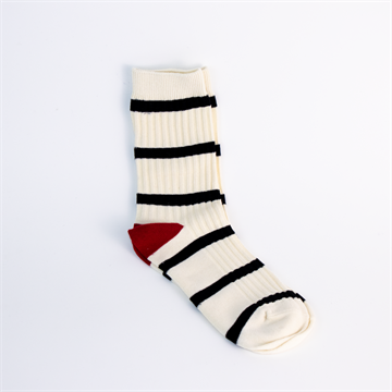 Titteboo - Juvenile Stripes Sock - Pearl White