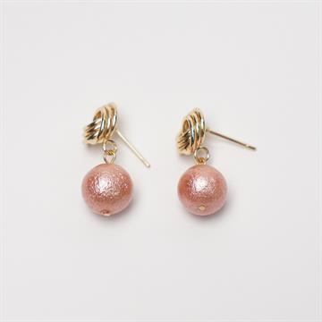 MineSpring - Cootton Blossoms - Rope Earrings - Blush