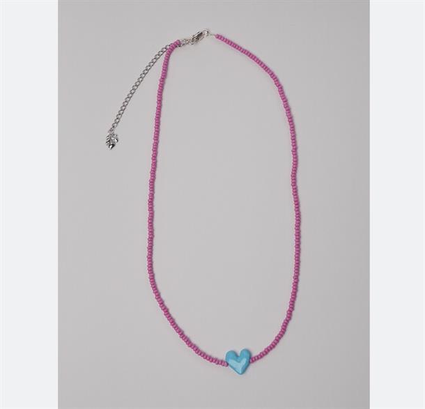 MineSpring - Blue Love Heart Necklace