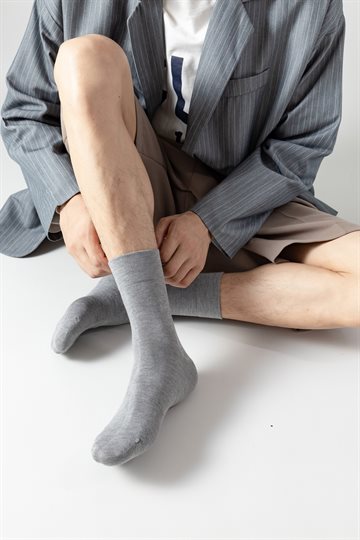 Titteboo - Oliver Socks Bamboo - Grey Melange