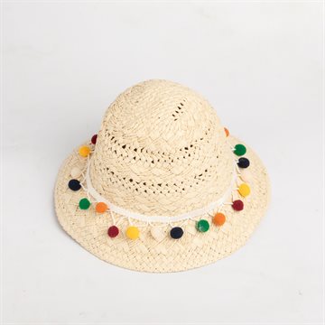 Titteboo - Tikaboo Colorful Ball Sun Hat - Nature/Rainbow