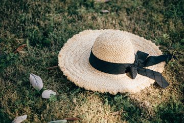 Titteboo - Yaani Big Bouknot Straw Hat - Nature/Black