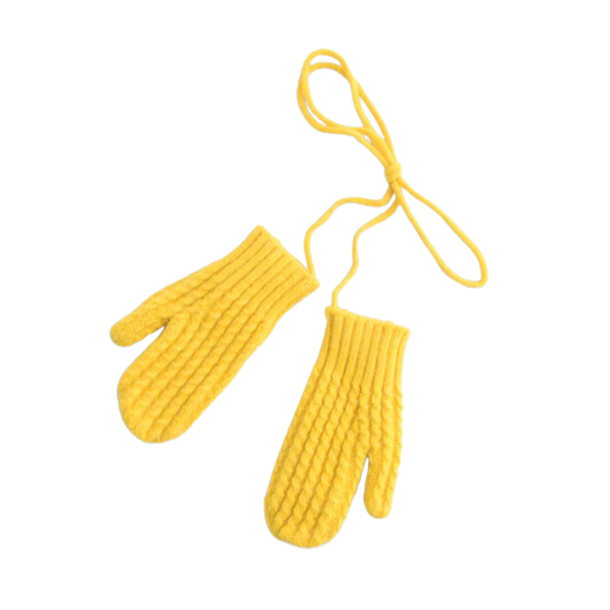 Titteboo - KnitPalm Gloves - Sunny Yellow