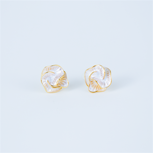 Titteboo - Rose Earrings-Gold