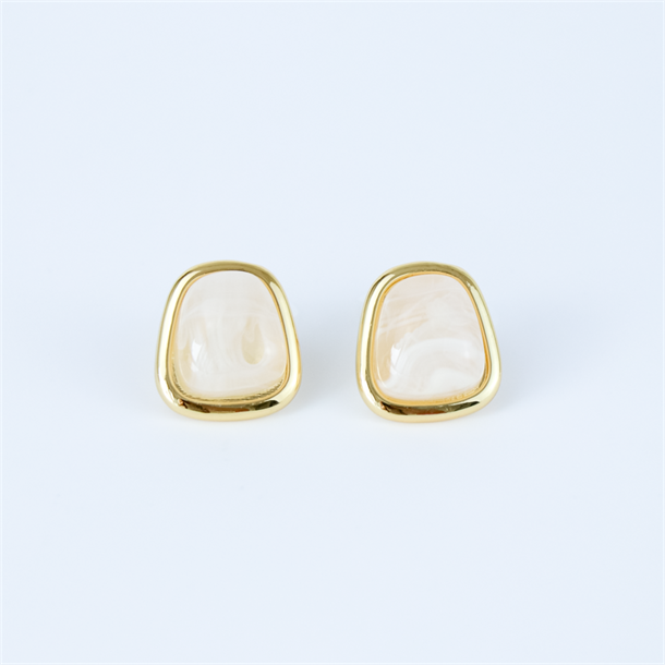 Titteboo - Rita Earrings - Pearl White