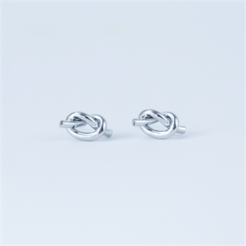 Titteboo - Knot Earrings-Silver