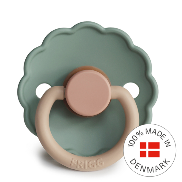FRIGG Daisy - Round Latex Pacifier - Willow
