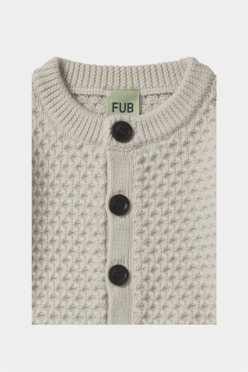 Fub - Baby Structure Cardigan - Ecru